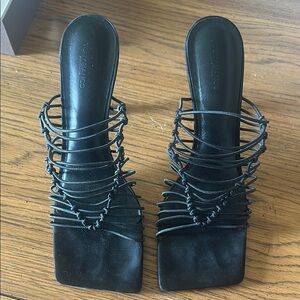 Tony Bianco Elegant Black Strappy Women's Sandals